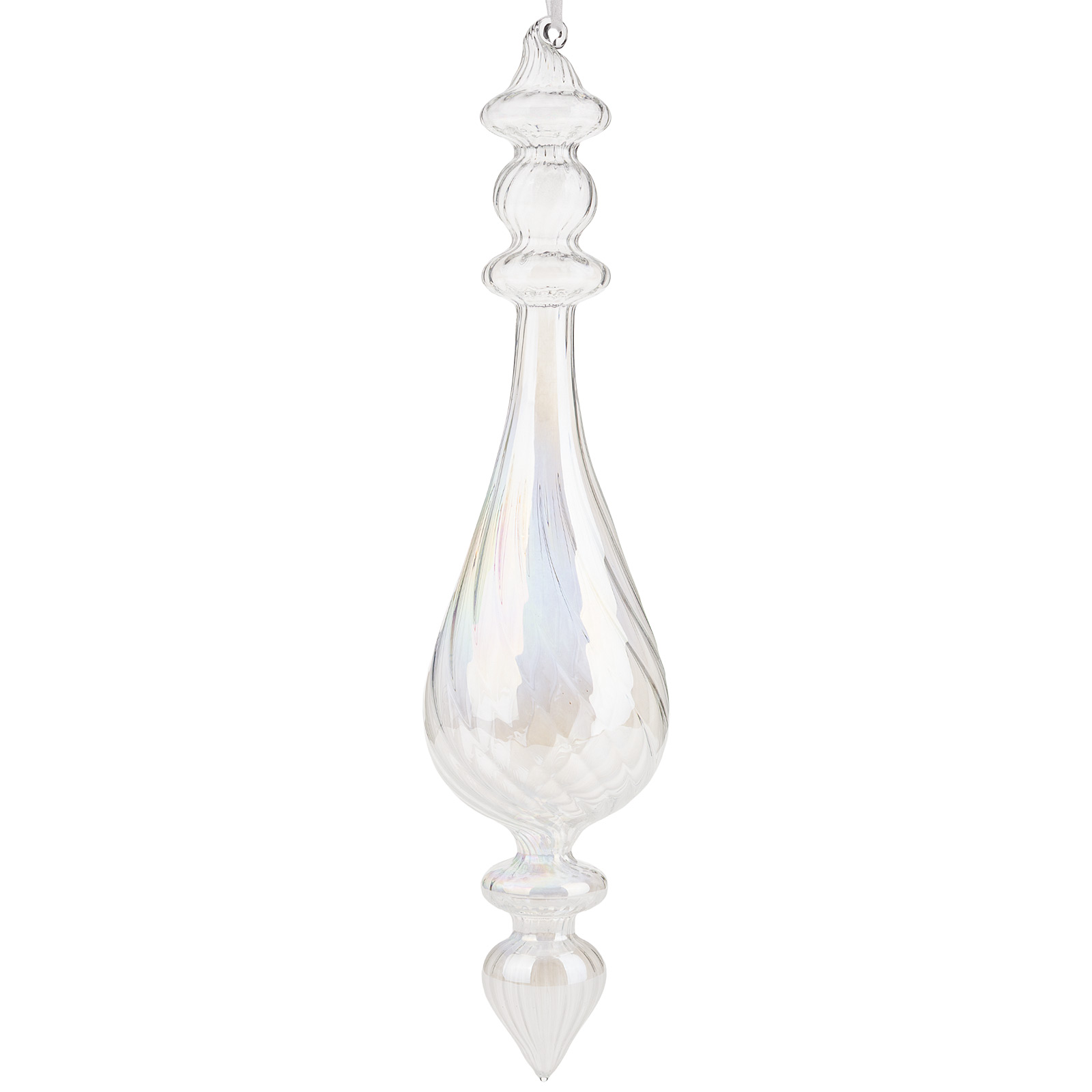 Елочная игрушка "Калабаш" (стекло), D6,5xH30 см