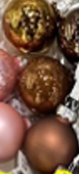 Елочная игрушка "Звезда" (стекло), H4 см, набор (12 шт)