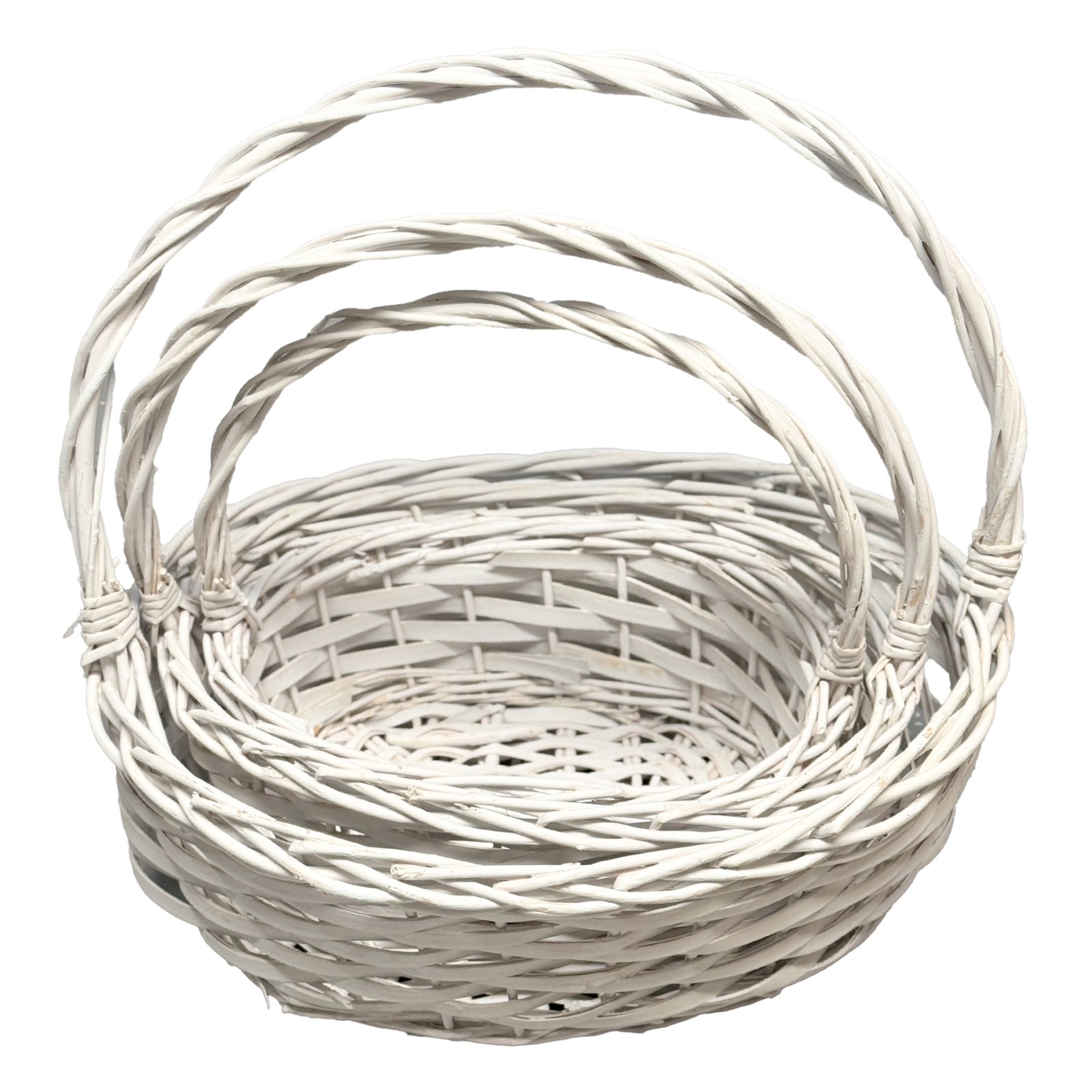 Корзина плетеная (ива), 43x34xH16/43 см - 32x23xH12/33 см, набор (3 шт)