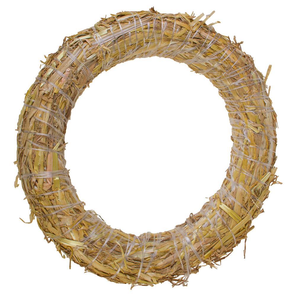 Венок (солома), D30 см Натуральный
