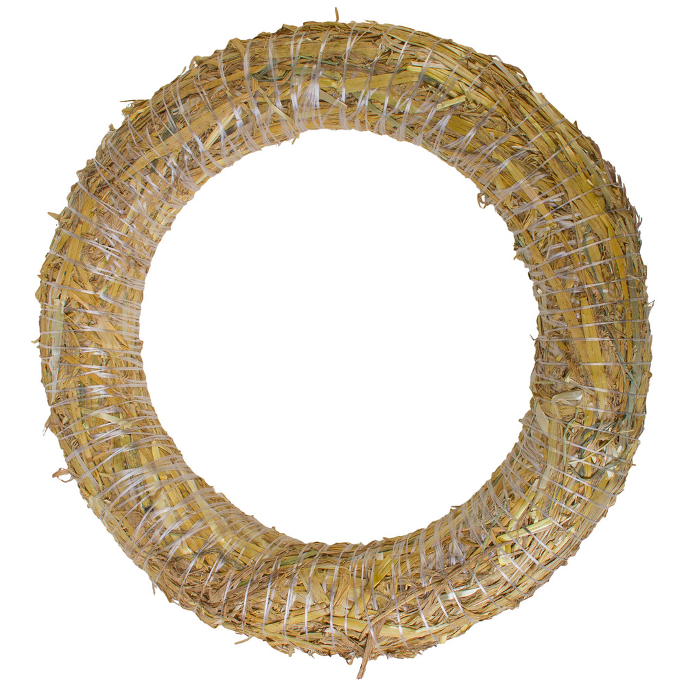 Венок (солома), D35 см Натуральный
