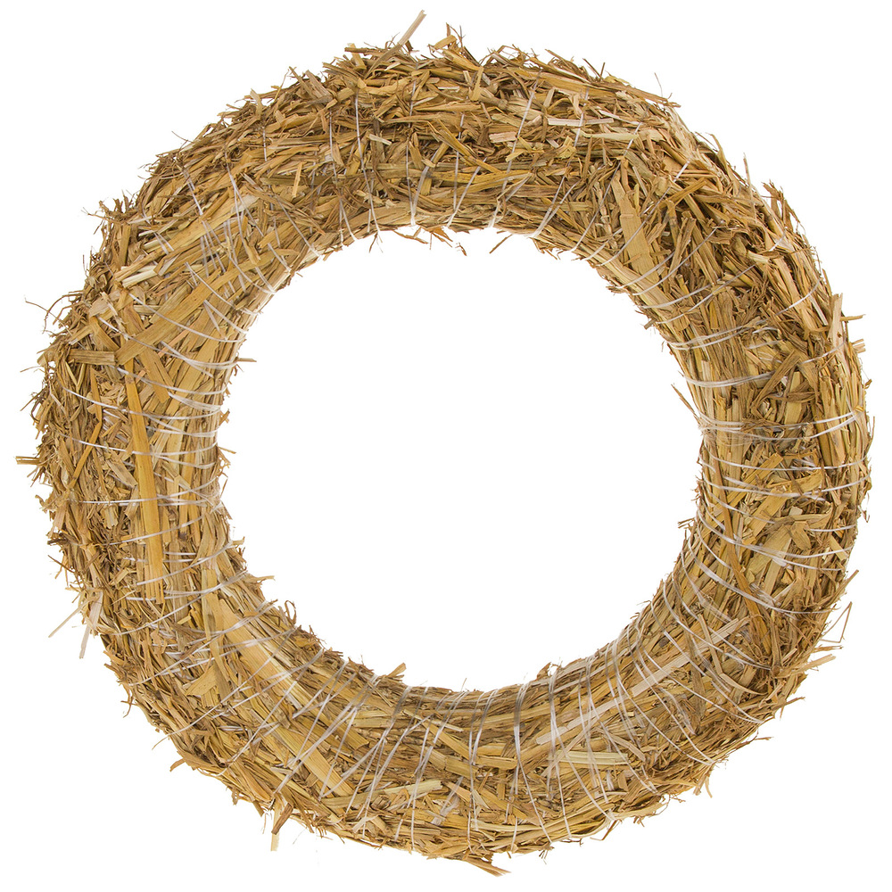 Венок (солома), D40 см Натуральный