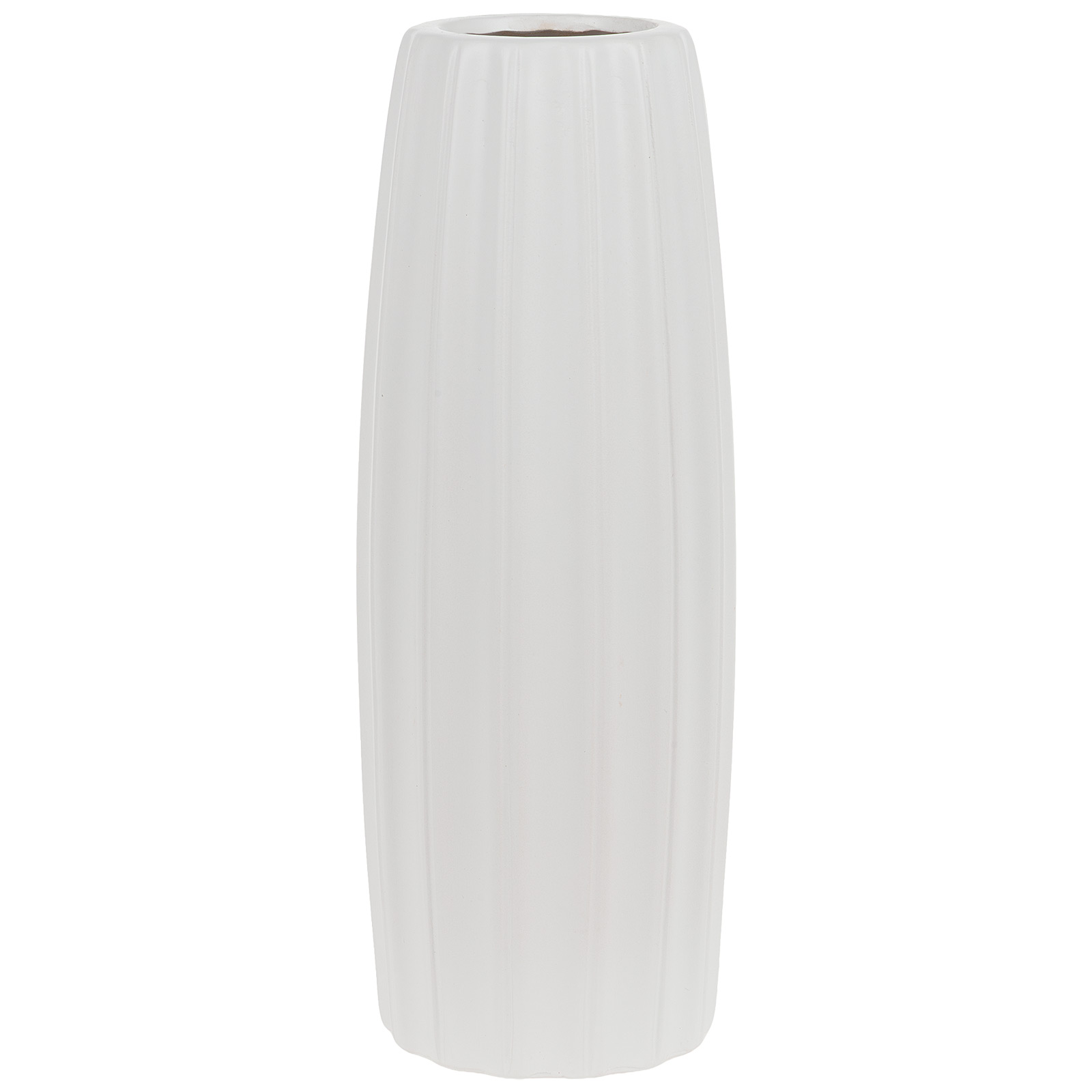 Ваза "Bauhaus" (керамика), H30 см Белый