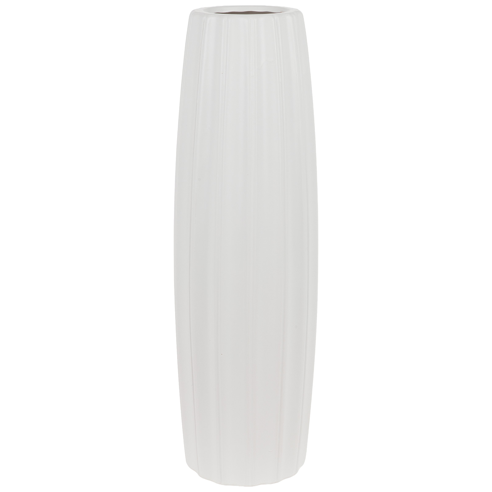 Ваза "Bauhaus" (керамика), H45 см Белый