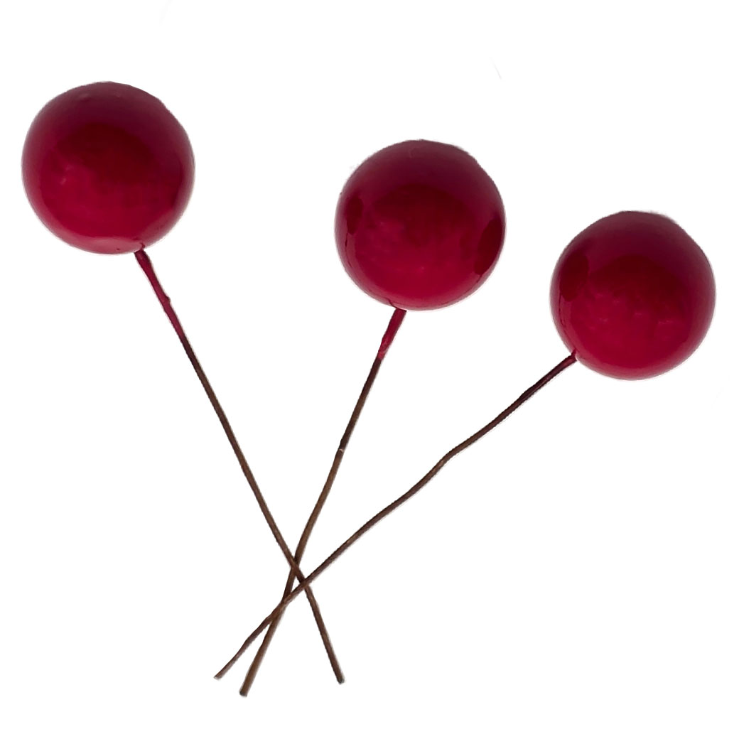 Шар на вставке (пластик), D1,5 см, набор (200 шт)