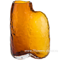 Ваза "Amber" (стекло), 12х7xH16 см - фото 1