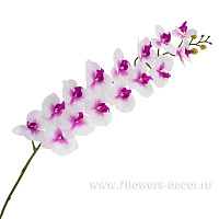 Цветок искусственный  с силиконовым покрытием "Фаленопсис", 140 см - фото 1