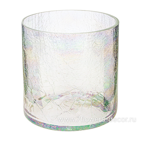 Ваза  Аттикус-2026 Кракле (стекло), D14,6xH15 см - фото 1