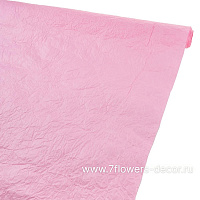 Бумага жатая, однотонная "Светло-розовый", 70 смx5 м - фото 1