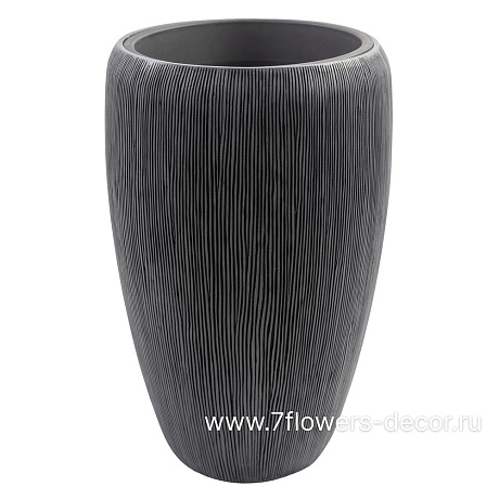 Кашпо Nobilis Marco "Pm-bgrey Vase" (полистоун), D32хH51 см, с тех.горшком