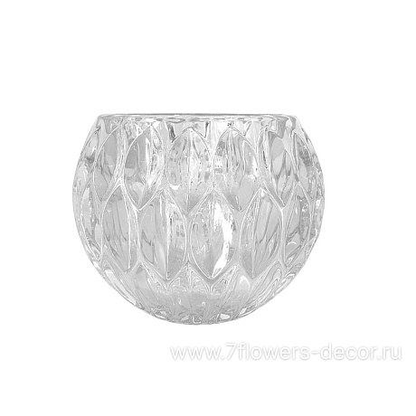 Ваза Crystal sphere (стекло), D8xH10 см - фото 1