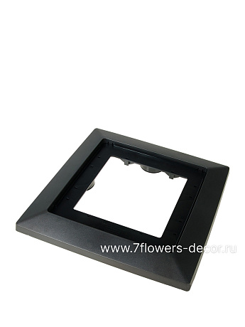 Подставка для кашпо Lechuza Сubico Premium Coaster 40 charcoal metallic - фото 1