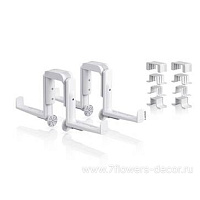 Держатель для балконных ящиков Lechuza DUO (пластик), 4,5x48xH20 см, набор (2 шт) - фото 1