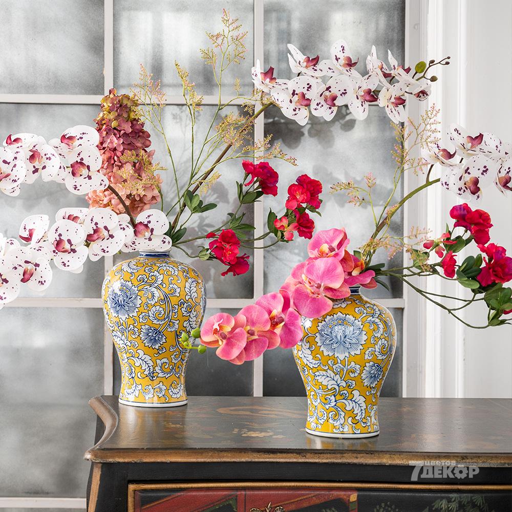 Искусственные цветы для интерьера - купить в Москве в интернет-магазине «Золотой Сад»